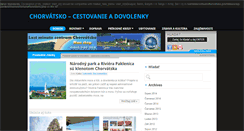 Desktop Screenshot of chorvatsko.pro