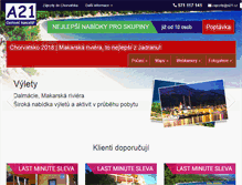 Tablet Screenshot of chorvatsko.cc