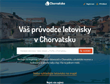 Tablet Screenshot of chorvatsko.cz